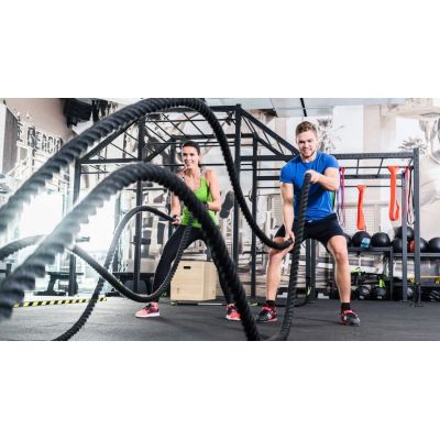 5. Lina Treningowa "Battle Rope" do Cross treningu 35mm 12M