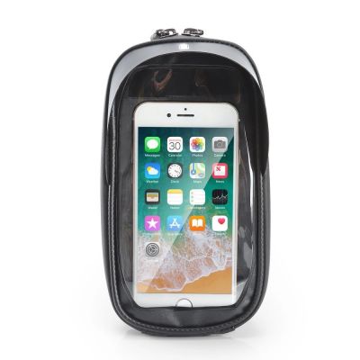 13. Wozinsky torba rowerowa na kierownicę z etui na telefon 1 l czarna (WBB16BK)
