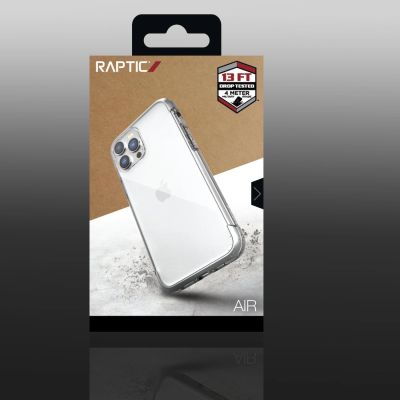 3. Raptic X-Doria Air Case etui iPhone 14 Pro pancerny pokrowiec srebrny