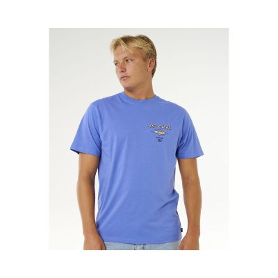 4. Koszulka męska RIP CURL Fade Out Icon Tee niebieska