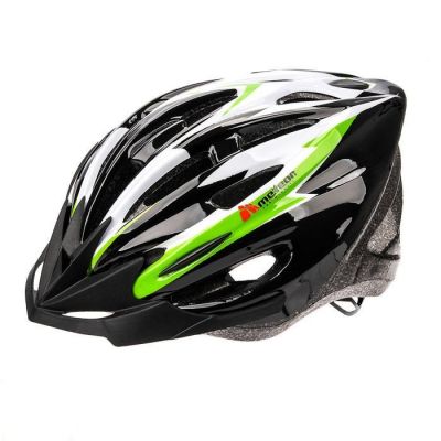 KASK ROWEROWY METEOR HB25 czarno-zielony