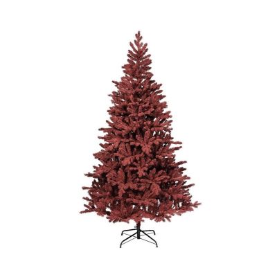 CHRISTMAS TREE ARTIFICIAL RED 210CM