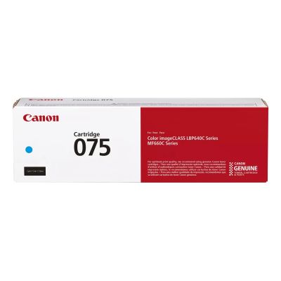 Canon 075 kaseta z tonerem 1 szt. Oryginalny Cyjan