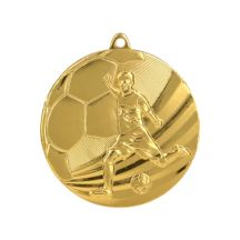 Medal złoty- piłka nożna - medal stalowy