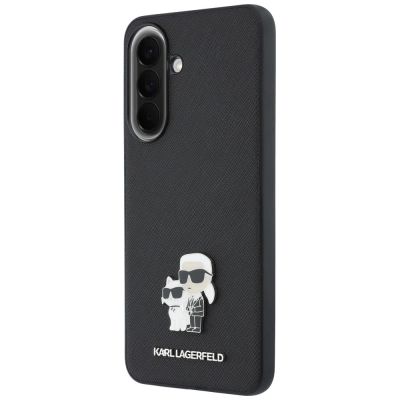 2. Etui Karl Lagerfeld Saffiano w/ K&C Metal Logo na Samsung Galaxy A57 5G - czarne