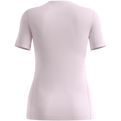 Koszulka termoaktywna z krótkim rękawem damska Odlo MERINO 200 BL TOP crew neck l/s różowa