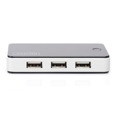 9. Hub DIGITUS DA-70222 (7x USB 2.0; kolor czarny)
