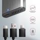6. AXAGON EEM2-SG2 RAW BOX Etui zewnętrzne na dyski SSD M.2 USB-C 3.2 Gen 2 - srebrny
