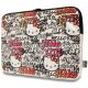 2. Pokrowiec Hello Kitty PU Metal Logo na laptopa 14" - beżowy