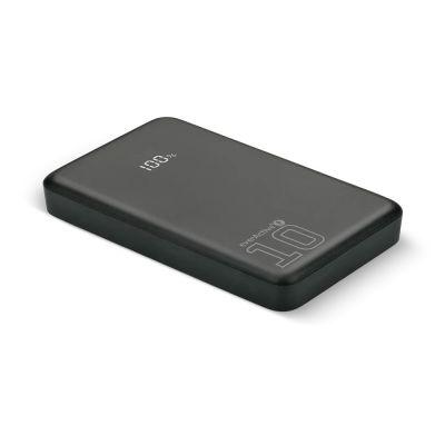 EVERACTIVE POWERBANK 10 000MAH, 1X USB, 2X USB-C, 20W, QC4+, WYŚWIETLACZ LCD, CZARNY EB-11QB