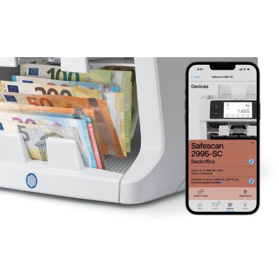4. Safescan 2995-SC Maszyna do liczenia banknotów Biały