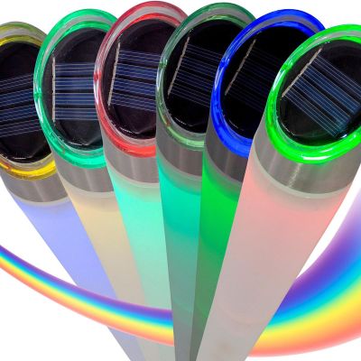 3. LAMPA SOLARA PATHWAY 4LED 2 KOLORY 32,5CM