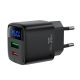 5. Ładowarka sieciowa Acefast A116 GaN PD 35W USB-A USB-C z wyświetlaczem - czarna