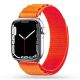 7. Pasek Tech-Protect Nylon Pro na Apple Watch 4 / 5 / 6 / 7 / 8 / 9 / SE / Ultra 1 / 2 (42/44/45/49 mm) - pomarańczowy