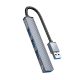 Hub USB-A Orico AH-A13 stacja dokująca 1x USB-A 3.0 + 3x USB-A 2.0 - szary