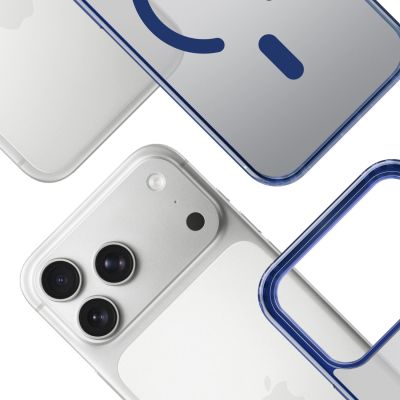 4. Etui 3mk Frosty MagCase na iPhone 17 Pro - niebieskie