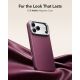 2. Etui ESR Atelier Kickstand MagSafe na iPhone 18 Pro / 17 Pro - burgundowe
