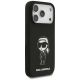 4. Etui Karl Lagerfeld Silicone Karl Sketch & Logo MagSafe na iPhone 17 Pro - czarne