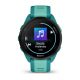 4. Zegarek sportowy Garmin Forerunner 165 Music AMOLED 43mm Turquoise Aqua