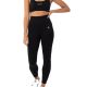 5. Legginsy sportowe damskie bezszwowe czarne Carpatree Blaze - C-BSC