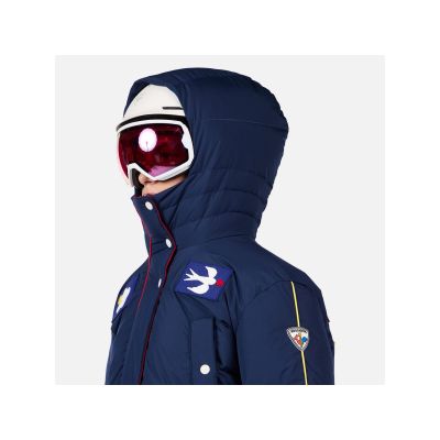 6. Kurtka narciarska damska ROSSIGNOL W JCC FLAG DOWN PARKA niebieska