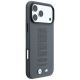 4. Etui BMW M Blue Perfo Metal Logo MagSafe na iPhone 18 Pro / 17 Pro - szare
