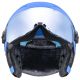 3. Kask narciarski dziecięcy UVEX Rocket jr. Visor blue matt