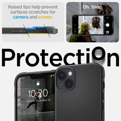 5. Etui Spigen Rugged Armor Mag z MagSafe na iPhone 14 - czarny mat