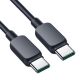 3. Kabel Joyroom Multi-Color Series A14 USB-C / USB-C 60W 1.2 m - czarny
