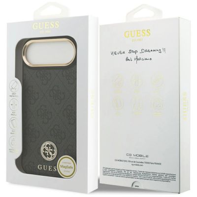 8. Etui Guess 4G Strass Logo MagSafe na iPhone Air - czarne