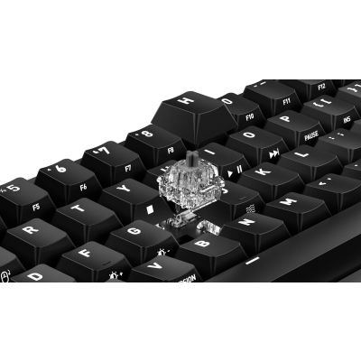 5. CHERRY K5 PRO TMR COMPACT klawiatura Gaming USB QWERTZ Niemiecki Czarny, Pomarańczowy