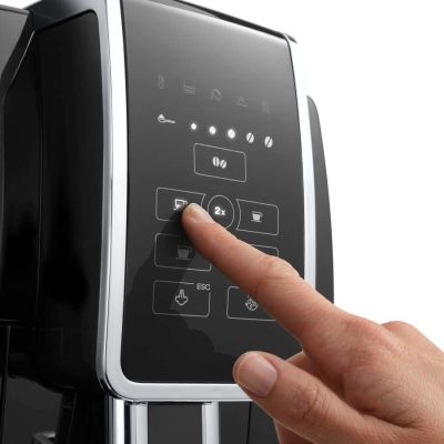 23. Ekspres ciśnieniowy automatyczny DeLonghi Dinamica ECAM 350.15.B (1450W; kolor czarny)