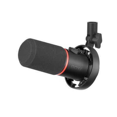 2. Mikrofon dynamiczny gamingowy BOYA CastMic S60 przewodowy USB XLR - czarny