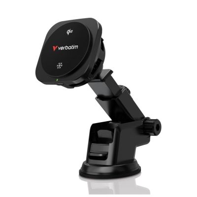 10. Verbatim Charge 'n' Drive Qi2 Smartfon Czarny USB Bezprzewodowe ładowanie Szybkie ładowanie Automatyczna