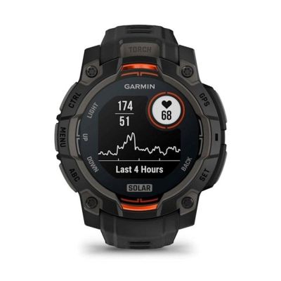 4. Smartwatch GARMIN Instinct 3 45mm SOLAR Black