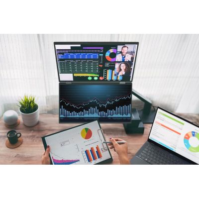 14. Projektor Acer PD163QBMIUUX Seria PD3 16" IPS Czarny 16:9 60 Hz 8 ms 2x1920 x 1080 pikseli 250 cd/m2 Ilość portów HDMI: 1