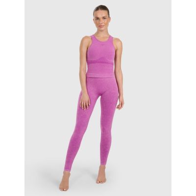 3. Legginsy do jogi i pilatesu bezszwowe damskie 4F 4FWAW25TFTIF407-54A