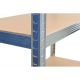 3. Regał AW 5 półek 180x90x40 nośność 250kg 5,0mm wciskany szybki montaż