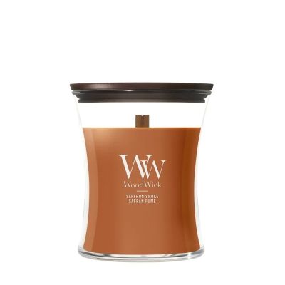 Świeca średnia SAFFRON SMOKE WOODWICK