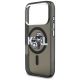 6. Etui Karl Lagerfeld IML Glitter Karl & Choupette Sketch Logo MagSafe na iPhone 17 Pro - czarne