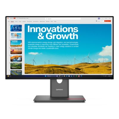13. Lenovo ThinkVision P24QD-40 LED display 60,5 cm (23.8") 2560 x 1440 px Quad HD LCD Czarny