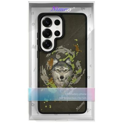 8. Etui Nimmy Wilk MagSafe na Samsung Galaxy S26 Ultra - ciemnoszare