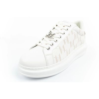 12. Karl Lagerfeld Kapri buty męskie sneakersy skóra naturalna białe