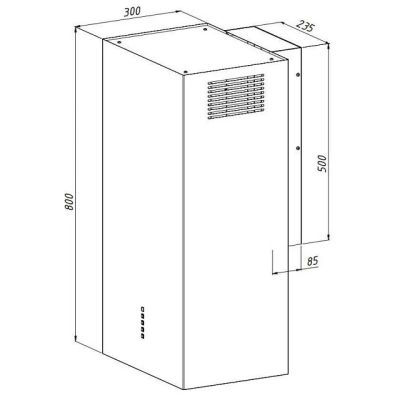 3. Okap AKPO WK-4 BALMERA WL SLIM CZARNY MAT T450 M3