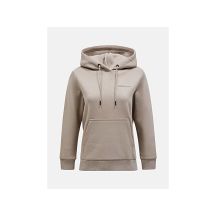 Bluza Peak Performance W Original Small Logo Hood beżowy