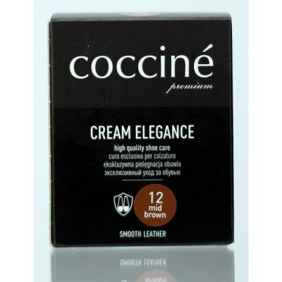 7. Pielęgnujący krem do obuwia średni brąz CREAM ELEGANCE Coccine