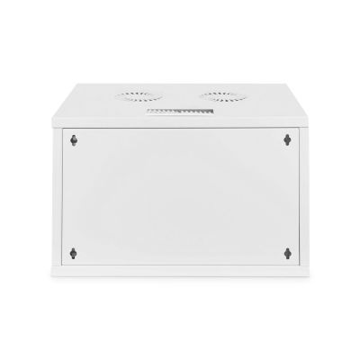4. Digitus Szafa sieciowa wisząca 19" 7U rack 540x400, drzwi perforacja, szary, niedzielona, niezłożona, 60kg