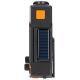 53. Extralink RADIO AWARYJNE SOLARNE Z KORBKA DYNAMO POWERBANK 4000MAH Z LATARKA SOS SR-4000 Przenośny Analogowy Czarny, Pomarańczowy