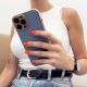 6. Lighting Color Case etui do Samsung Galaxy A13 5G żelowy pokrowiec ze złotą ramką biały