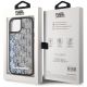 8. Etui Karl Lagerfeld Liquide Glitter Monogram Gradient na iPhone 15 - czarne